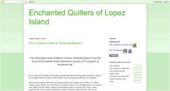 Desktop Screenshot of enchantedquiltersoflopezisland.blogspot.com