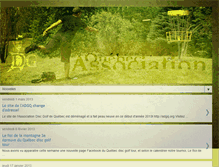 Tablet Screenshot of discgolfquebec.blogspot.com