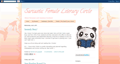Desktop Screenshot of femalebookreader.blogspot.com