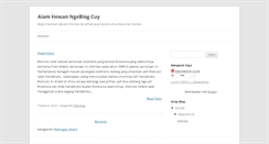 Desktop Screenshot of alam-hewan.blogspot.com