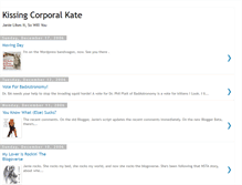 Tablet Screenshot of kissingcorporalkate.blogspot.com