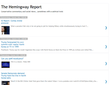 Tablet Screenshot of hemingwayreport.blogspot.com