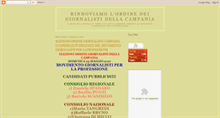 Desktop Screenshot of giornalistipubblicisticampania.blogspot.com