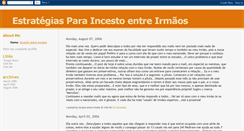 Desktop Screenshot of incestoentreirmaos.blogspot.com