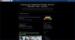 Desktop Screenshot of canadiancommunications.blogspot.com