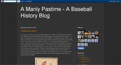 Desktop Screenshot of amanlypastime.blogspot.com