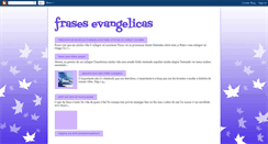 Desktop Screenshot of evangelicasfrases.blogspot.com