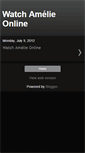 Mobile Screenshot of ameliefullmovie.blogspot.com