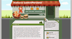 Desktop Screenshot of historiagastroperuana.blogspot.com