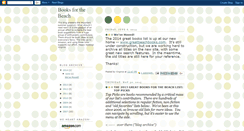 Desktop Screenshot of booksforthebeach.blogspot.com