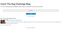 Tablet Screenshot of catchthebugchallengeblog.blogspot.com
