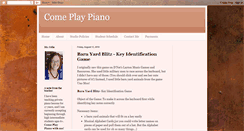 Desktop Screenshot of comeplaypiano.blogspot.com