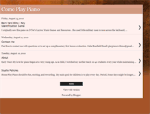 Tablet Screenshot of comeplaypiano.blogspot.com