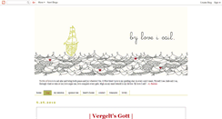 Desktop Screenshot of byloveisail.blogspot.com