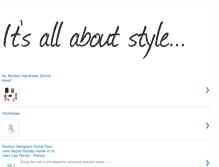 Tablet Screenshot of it-s-all-about-style.blogspot.com