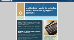 Desktop Screenshot of la-videoteca-dvd.blogspot.com