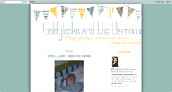 Desktop Screenshot of goldylocksandthebarrows.blogspot.com