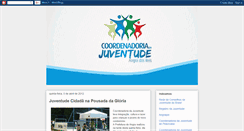 Desktop Screenshot of coordenadoriadajuventudeangra.blogspot.com