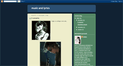 Desktop Screenshot of musicandlyrics-nathan-erocity.blogspot.com
