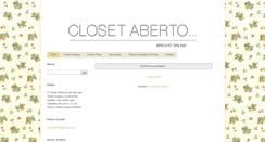 Desktop Screenshot of closetaberto.blogspot.com