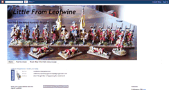 Desktop Screenshot of leofwinewargamerson.blogspot.com