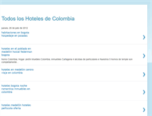 Tablet Screenshot of loshotelesdecolombia.blogspot.com