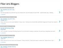 Tablet Screenshot of fiberartsbloggers.blogspot.com