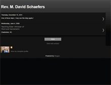 Tablet Screenshot of mdavidschaefers.blogspot.com