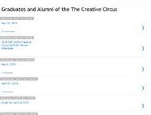 Tablet Screenshot of creativecircusalumni.blogspot.com