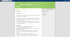 Desktop Screenshot of noticiesdenatura.blogspot.com