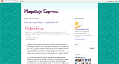 Desktop Screenshot of maquillajeexpress.blogspot.com