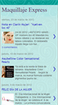 Mobile Screenshot of maquillajeexpress.blogspot.com