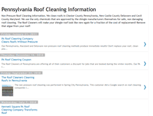 Tablet Screenshot of pennsylvaniaroofcleaning.blogspot.com