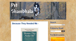 Desktop Screenshot of petshambhala.blogspot.com
