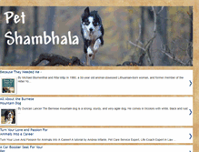 Tablet Screenshot of petshambhala.blogspot.com