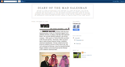 Desktop Screenshot of diaryofthemadsalesman.blogspot.com