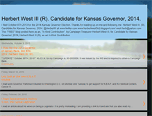 Tablet Screenshot of herbertwestiiicandidateforksgovernor.blogspot.com