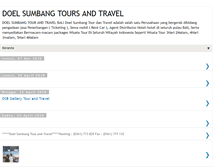 Tablet Screenshot of doelsumbangtours-travel.blogspot.com