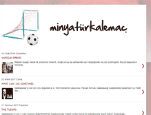 Tablet Screenshot of minyaturkalemac.blogspot.com