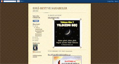 Desktop Screenshot of ehlibeytvesahabeler.blogspot.com