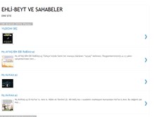 Tablet Screenshot of ehlibeytvesahabeler.blogspot.com