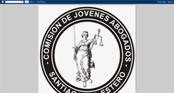 Desktop Screenshot of comisiondejovenesabogados.blogspot.com
