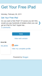 Mobile Screenshot of how-to-get-free-ipad.blogspot.com
