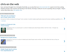 Tablet Screenshot of chris-on-the-web.blogspot.com