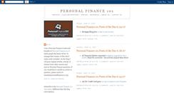 Desktop Screenshot of personalfinance101org.blogspot.com