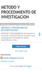 Mobile Screenshot of metodoyprocedimientodeinvestigacion.blogspot.com