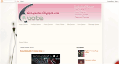 Desktop Screenshot of live-quotes.blogspot.com