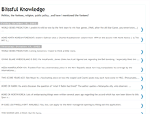 Tablet Screenshot of blissfulknowledge.blogspot.com