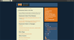 Desktop Screenshot of employmentselect.blogspot.com