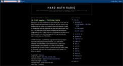 Desktop Screenshot of hardmathradio.blogspot.com